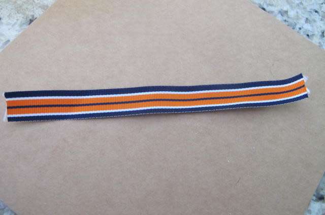 South Africa - Miniature General Service Medal Ribbon 15 cms.